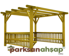 70365 - Ahap Pergole - 300(L)x300(W)x250(H) cm